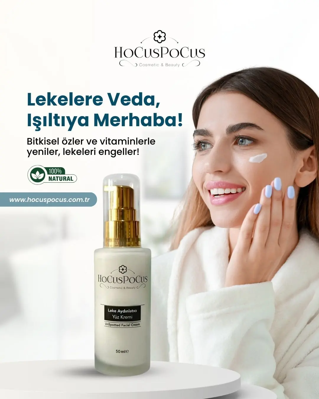 100ml Leke Aydınlatıcı Yüz Kremi